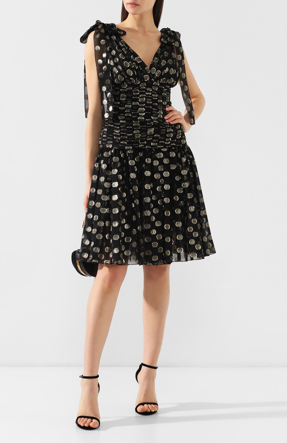 Шелковое платье DOLCE & GABBANA, арт. F6D0XT/HJMBI, фото 2