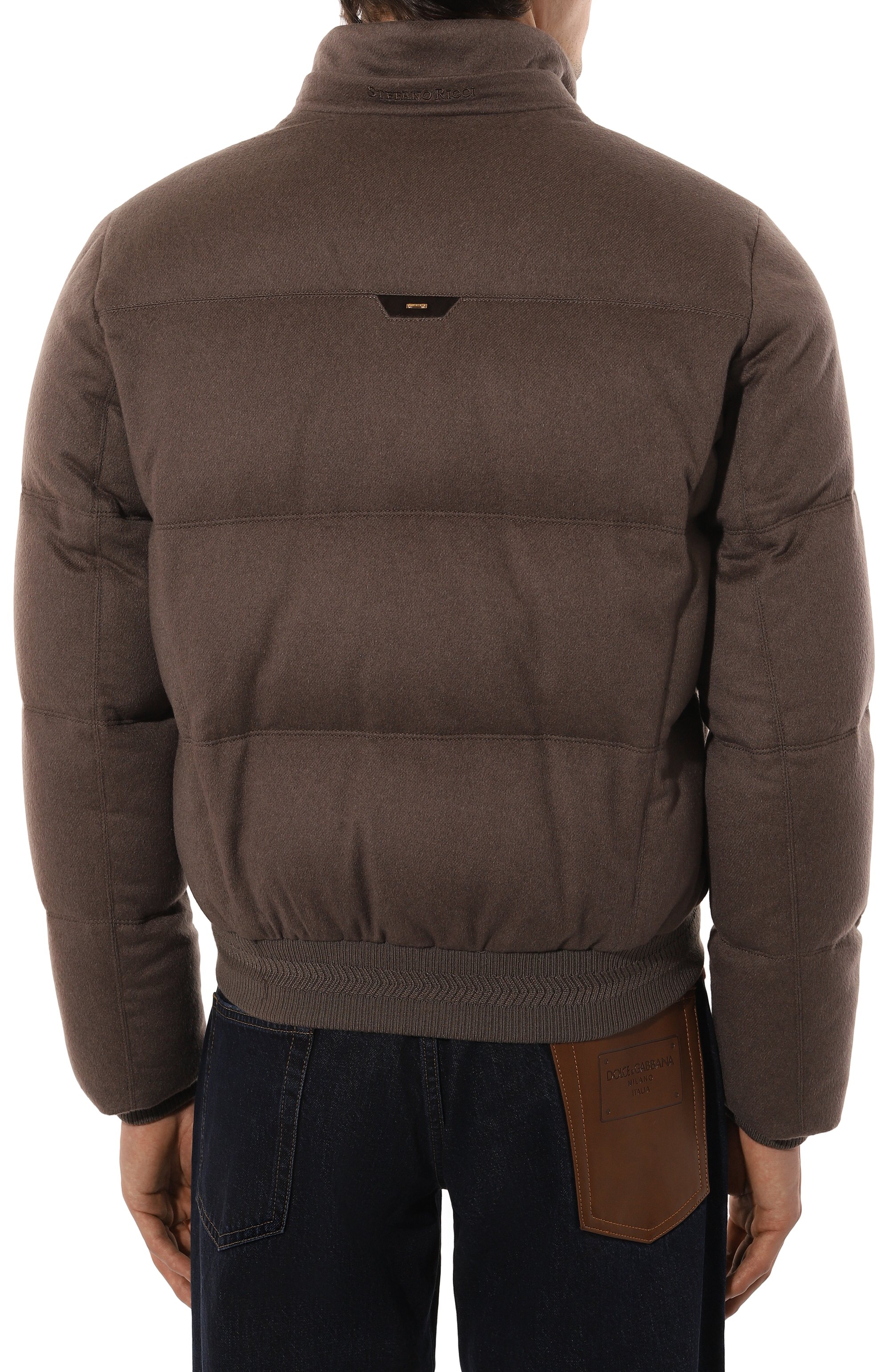 Пуховик из кашемира и шерсти шиншиллы с отделкой из лисицы STEFANO RICCI, арт. MZJ4300090/C070HC, фото 8