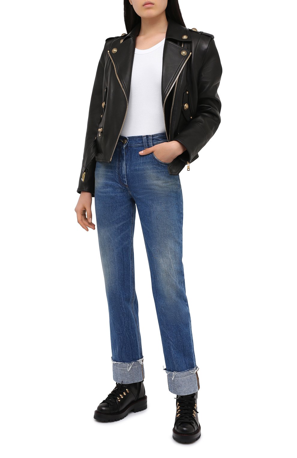 Кожаная куртка BALMAIN, арт. UF18250/L025, фото 3