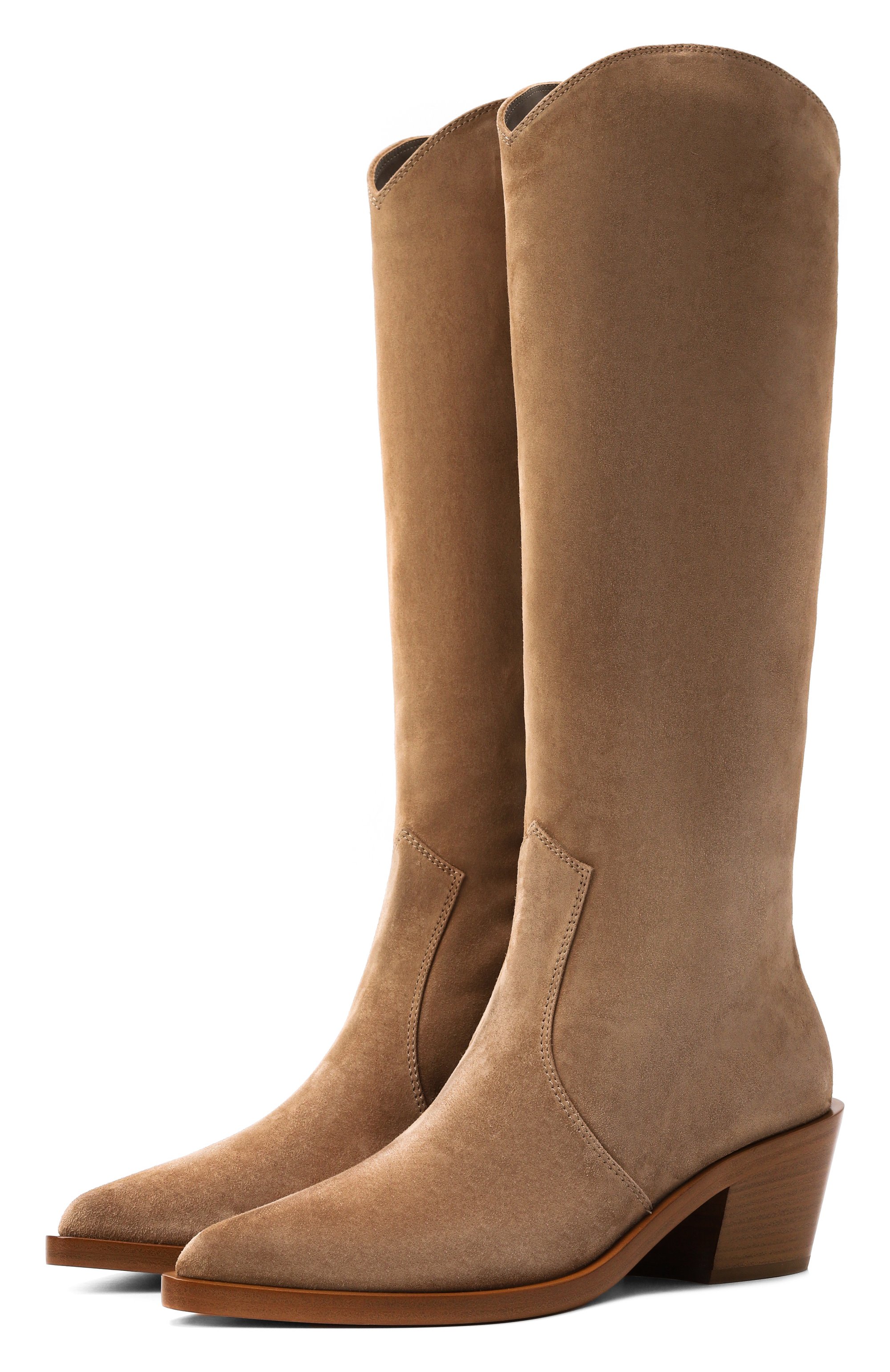 Замшевые казаки waylon 45 GIANVITO ROSSI, арт. G80194.45CU0.C45CAML, фото 1