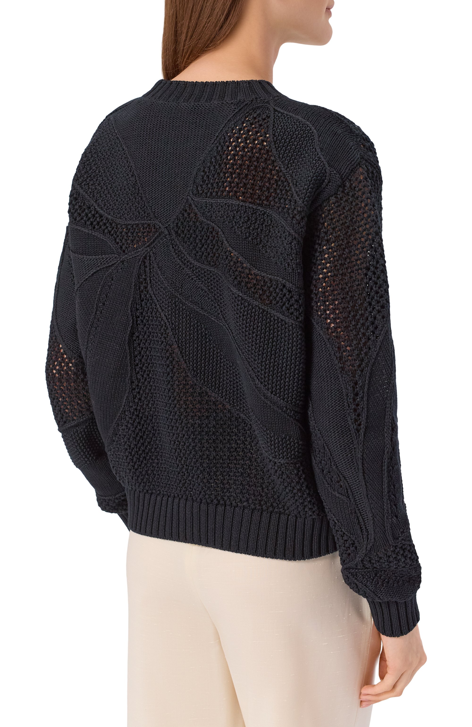Хлопковый свитер MAX MARA, арт. MXMSALV0, фото 4