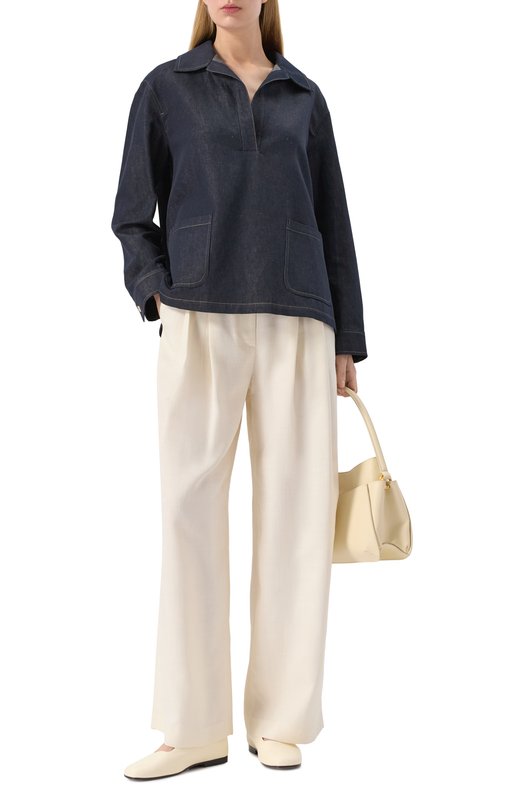 Джинсовая блузка Max Mara Studio AMIC0 Синий  AMIC0 Фото 2