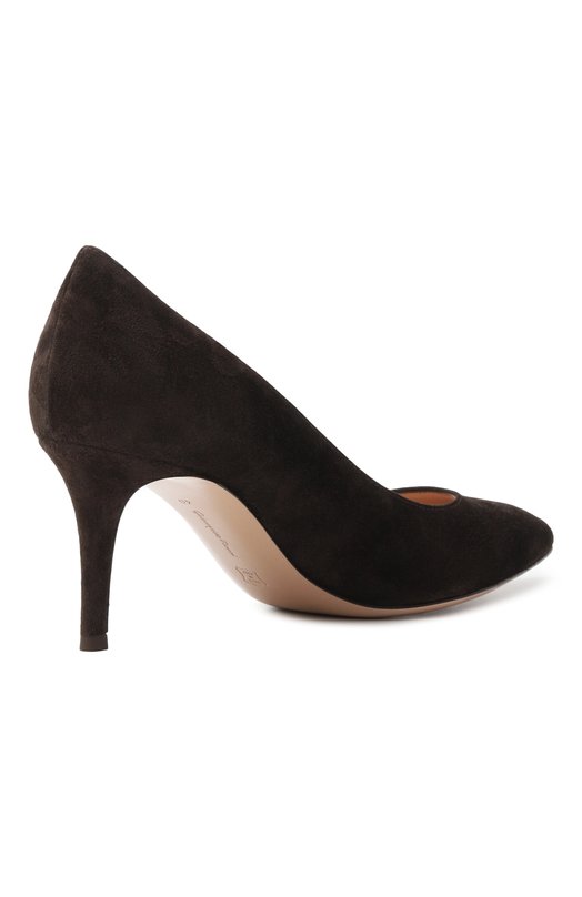 Замшевые туфли Gianvito 70 Gianvito Rossi G26770.70RIC.CAMM0KA Коричневый  G26770.70RIC.CAMM0KA Фото 5