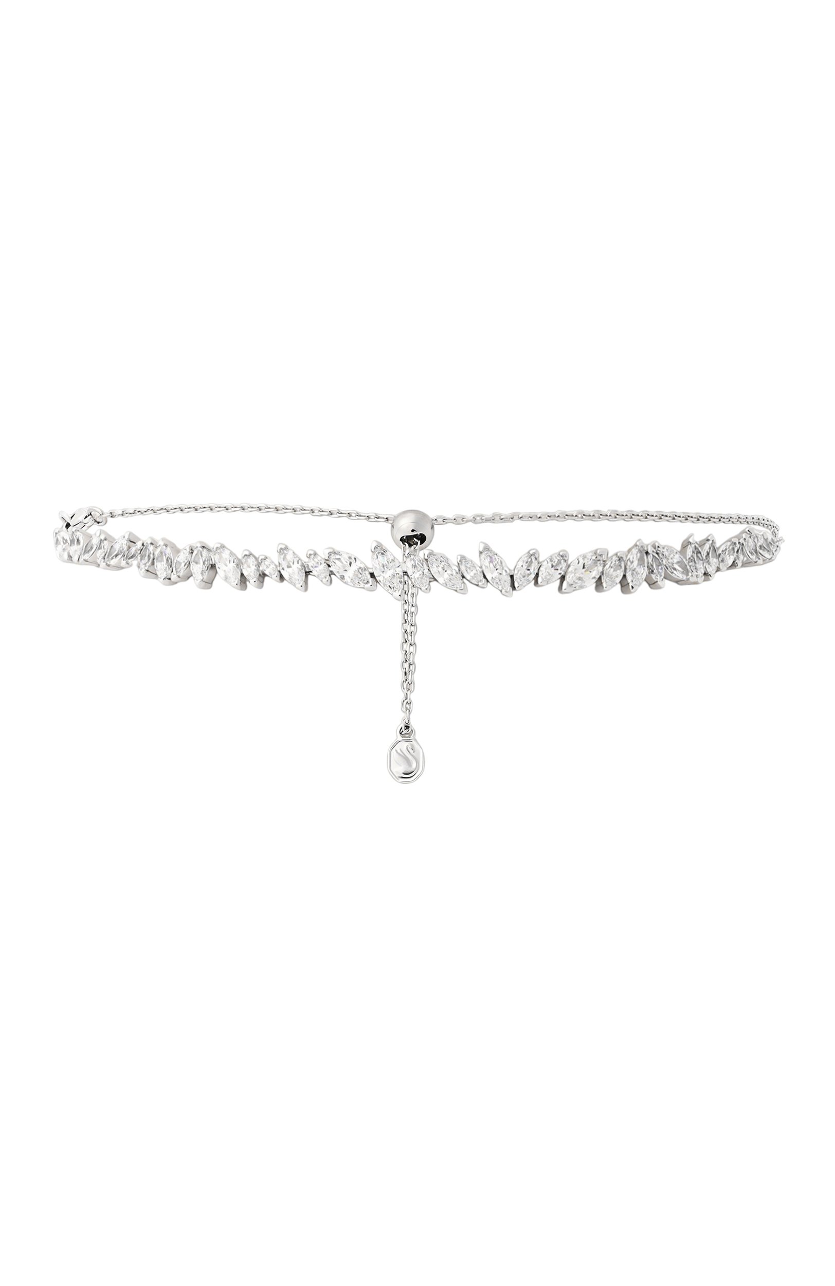 Колье mesmera SWAROVSKI серебряного цвета по цене 35400 руб., арт. 5755905, фото 1 Колье mesmera SWAROVSKI, арт. 5755905, фото 1