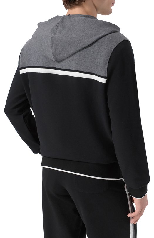 Хлопковая толстовка Stefano Ricci K101046FCR/T25350 Чёрный  K101046FCR/T25350 Фото 4