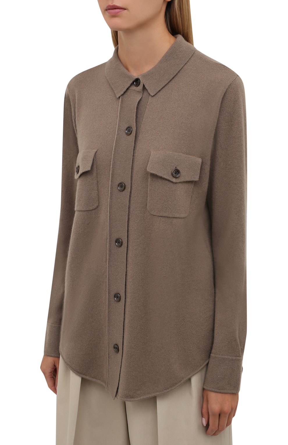 Кардиган из шерсти и кашемира ALLUDE,  арт. 215/17611, фото 3