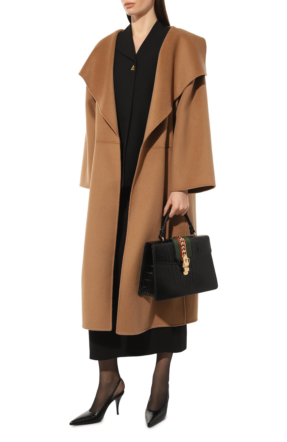 Сумка sylvie GUCCI черного цвета по цене 2721600 руб., арт. 431665 EV4CG, фото 7 Сумка sylvie GUCCI, арт. 431665 EV4CG, фото 7