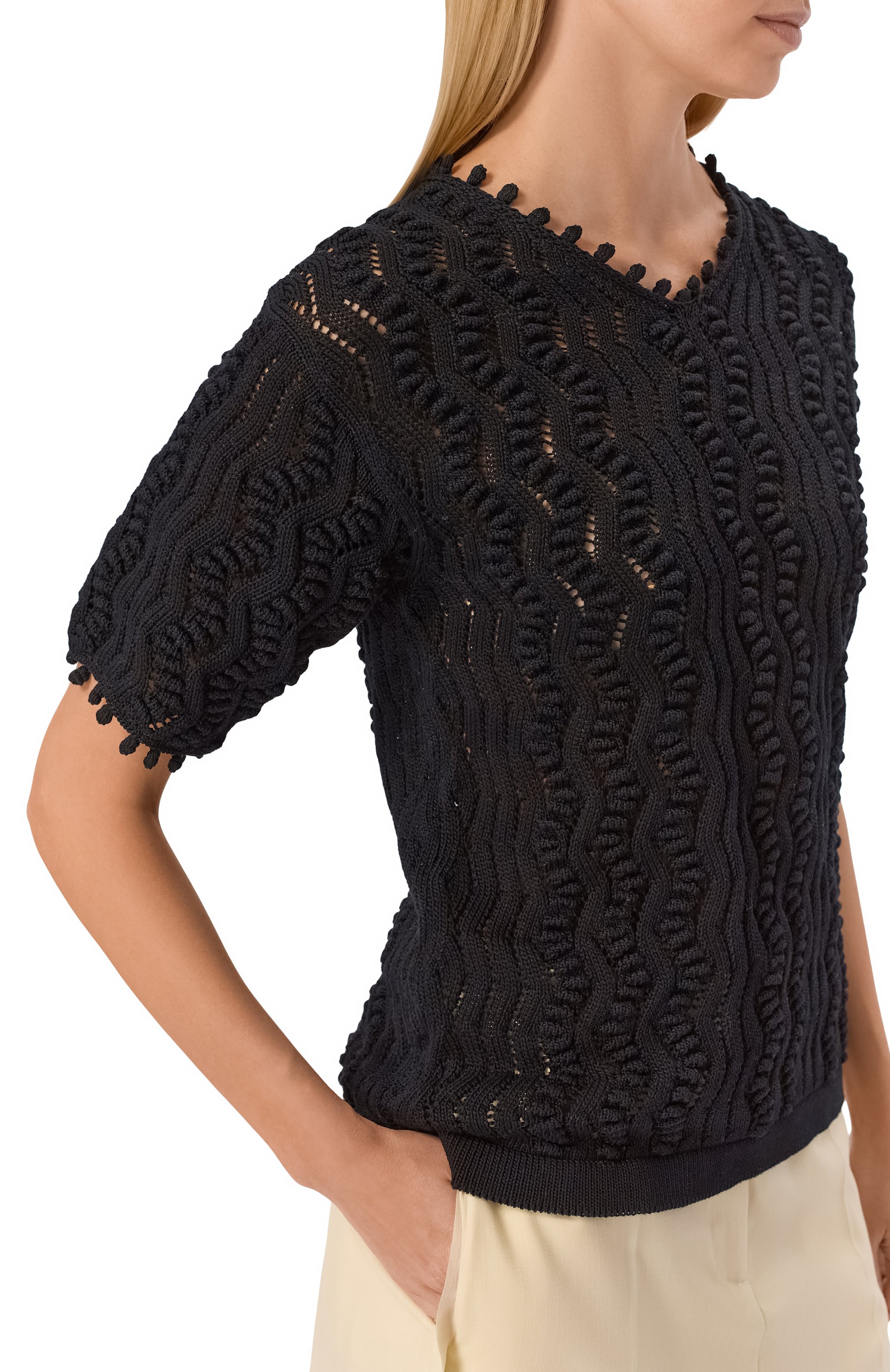 Хлопковый топ JIL SANDER, арт. J02GC0145/J15476, фото 5