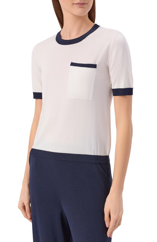 Пуловер из вискозы Gran Sasso 57210/27810 Белый  57210/27810 Фото 3