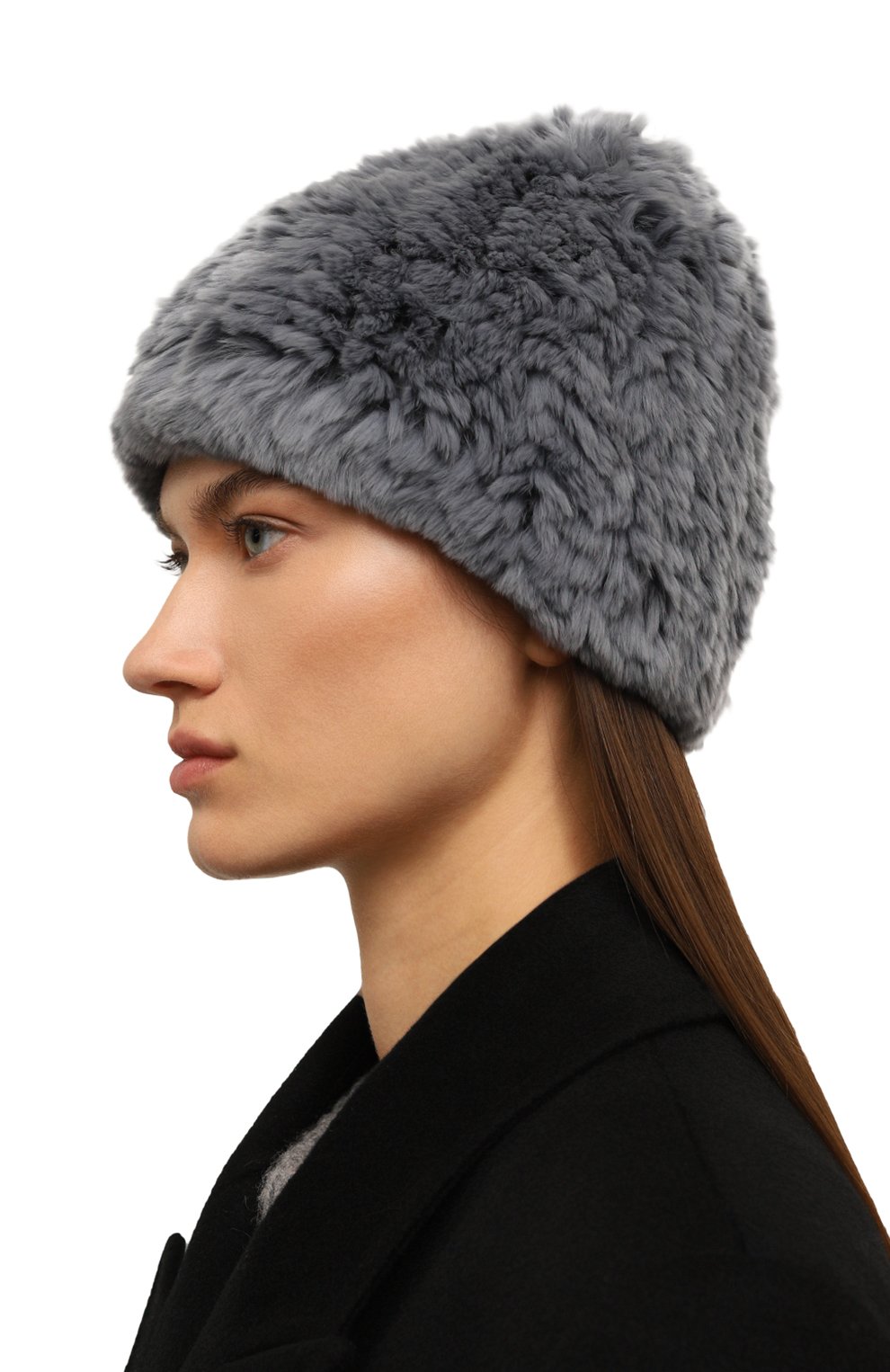 Меховая шапка из кролика YVES SALOMON, арт. 23WAA101XXKREX, фото 2