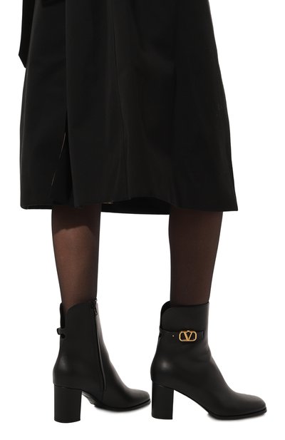 Кожаные ботильоны vlogo VALENTINO, арт. 5W2S0HY4/DSH, фото 3