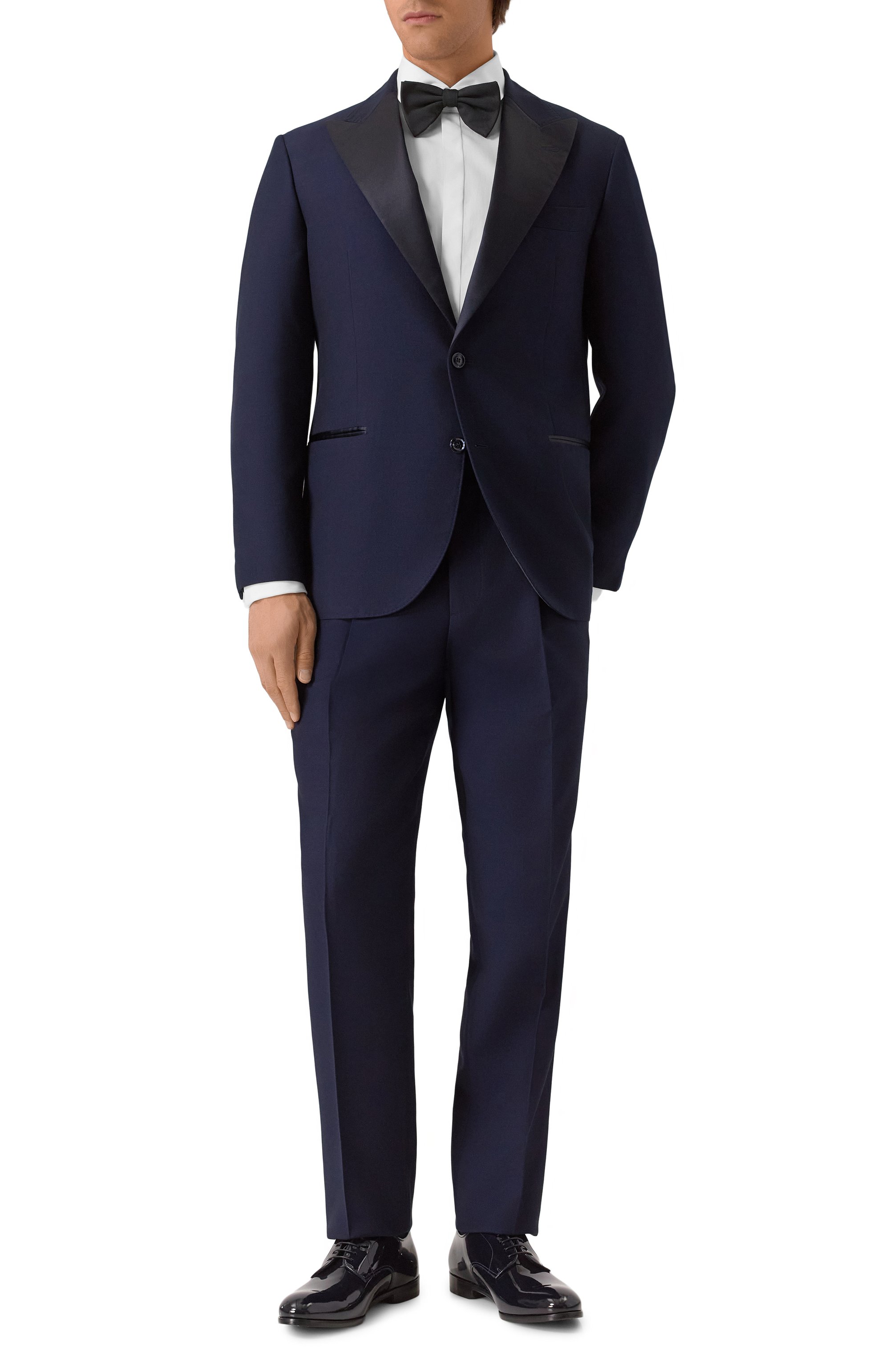 Смокинг из шелка и шерсти BRUNELLO CUCINELLI, арт. MY480AS19, фото 1