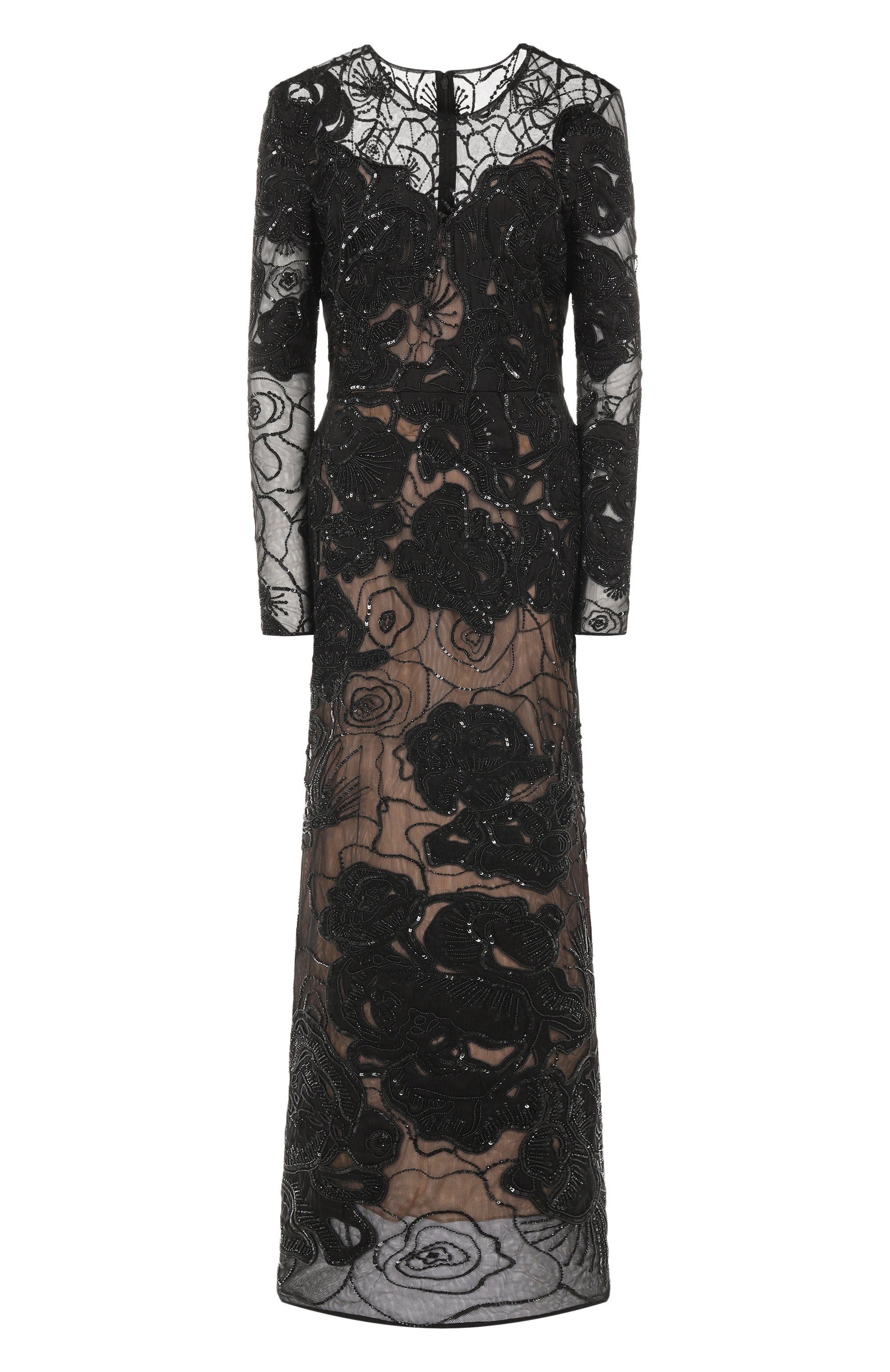 Платье ELIE SAAB черного цвета по цене 2145000 руб., арт. D0822NP25/BE037, фото 1 Платье ELIE SAAB, арт. D0822NP25/BE037, фото 1