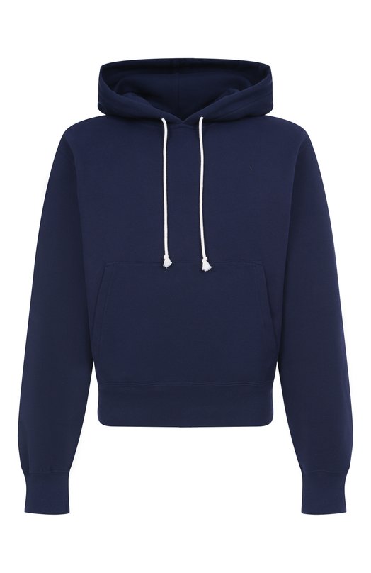 Хлопковое худи Saint Laurent 778464/Y36SW Синий 778464/Y36SW