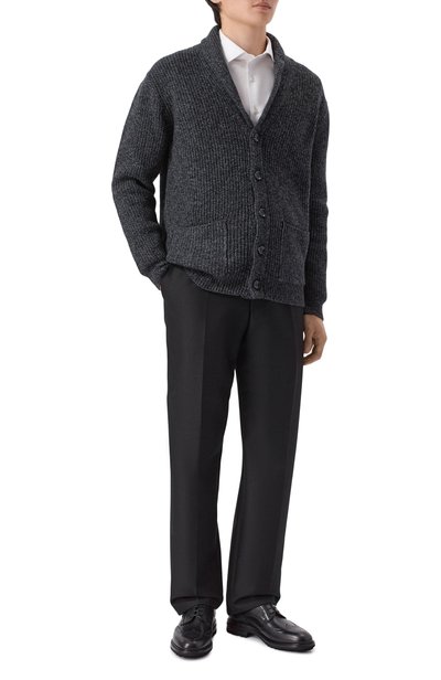Кожаные дерби KITON черного цвета по цене 146500 руб., арт. USSA465N01508, фото 2 Кожаные дерби KITON, арт. USSA465N01508, фото 2