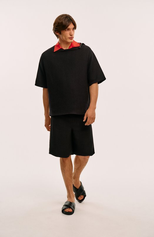 Кожаные шлепанцы Jil Sander J32WP0001/P5810 Чёрный  J32WP0001/P5810 Фото 8