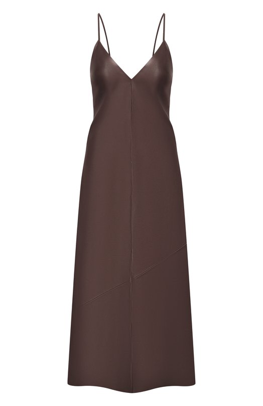 Кожаное платье MVST M26.2PW.L026/L011 NAPPA Коричневый M26.2PW.L026/L011 NAPPA