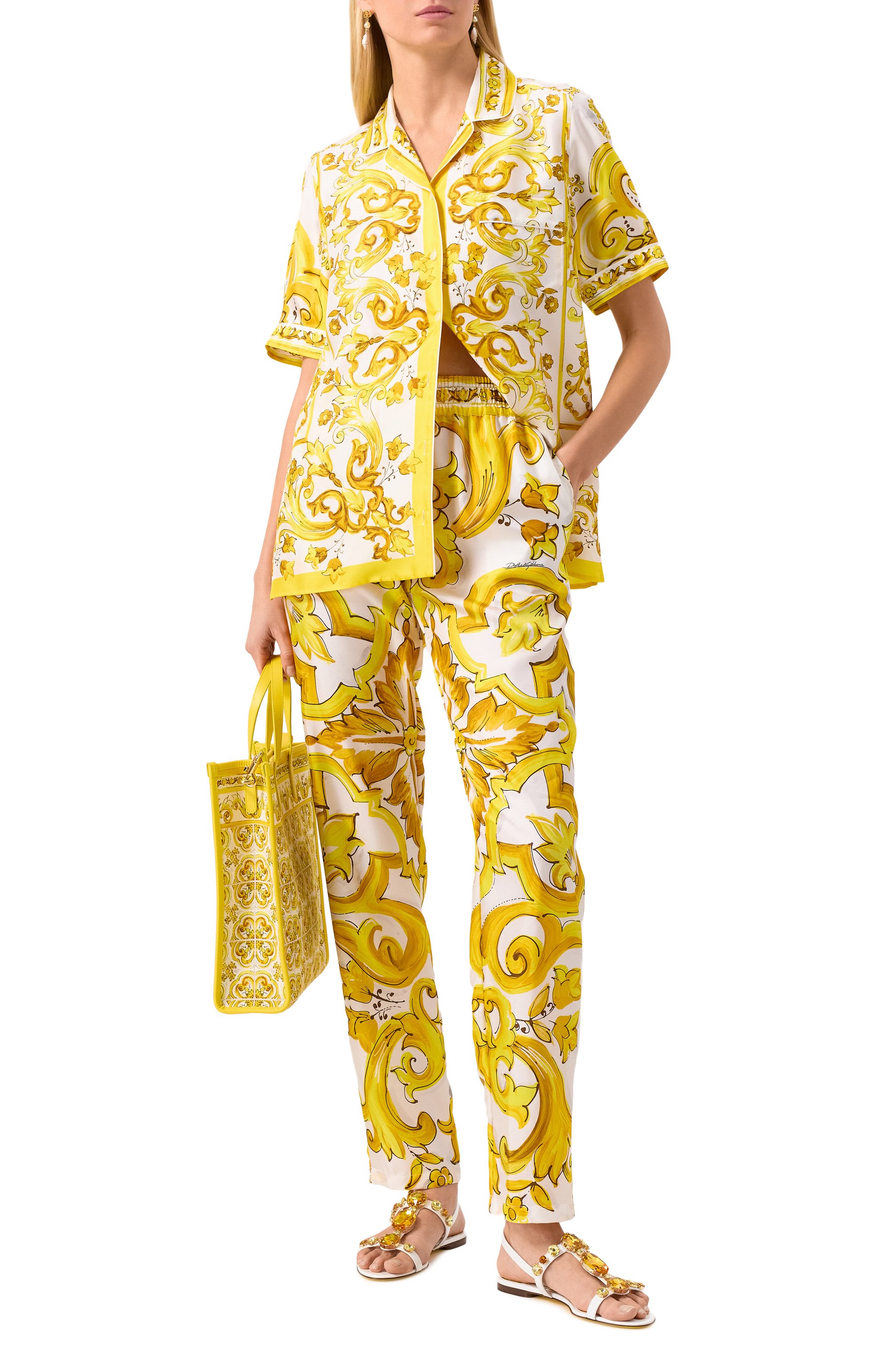 Кожаные сандалии bianca DOLCE & GABBANA, арт. CQ0601/AT848, фото 2