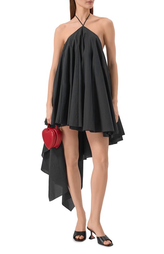 Хлопковое платье Jacquemus 26EDRW00764/AW00777 Чёрный  26EDRW00764/AW00777 Фото 2