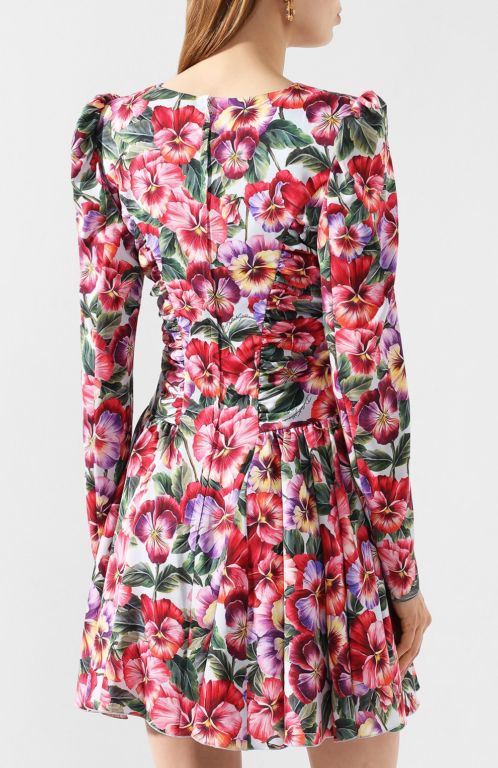 Шелковое платье DOLCE & GABBANA, арт. F6I0TT/FSAZX, фото 4