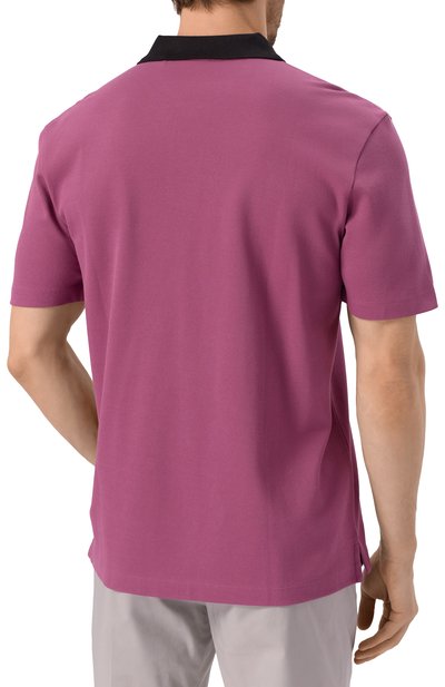 Хлопковое поло BOSS, арт. 50531402, фото 4