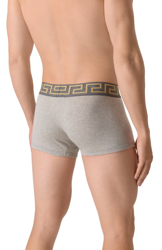 Хлопковые боксеры Versace AU10026/A232741 Серый  AU10026/A232741 Фото 3