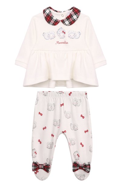 Комплект из туники и ползунков MONNALISA, арт. 35D512, фото 1