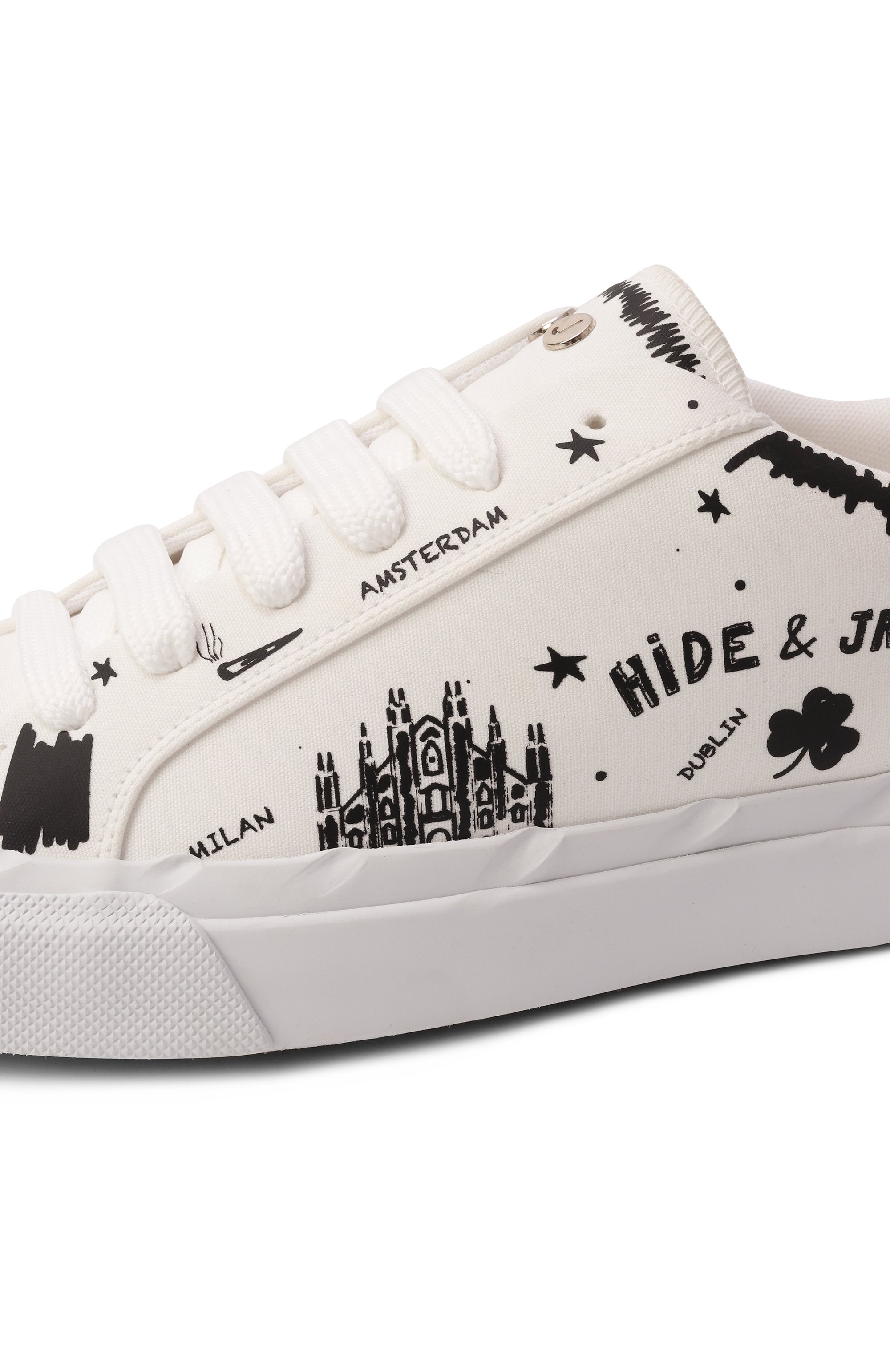 Текстильные кеды toby HIDE AND JACK, арт. DSERLWHTWHT, фото 7