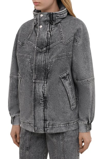 Джинсовая куртка STELLA MCCARTNEY серого цвета по цене 182500 руб., арт. 603623/S0H41, фото 3 Джинсовая куртка STELLA MCCARTNEY, арт. 603623/S0H41, фото 3