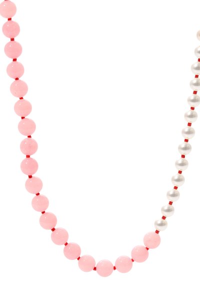 Колье NUMBERING розового цвета по цене 16400 руб., арт. 9730, фото 3 Колье NUMBERING, арт. 9730, фото 3