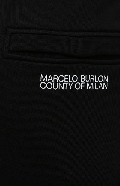 Хлопковые джоггеры MARCELO BURLON, арт. CMCH028S21FLE001, фото 5