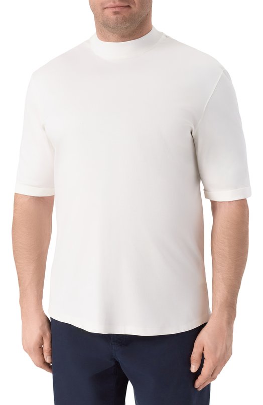 Хлопковая футболка Brunello Cucinelli M0B131396W Белый  M0B131396W Фото 3