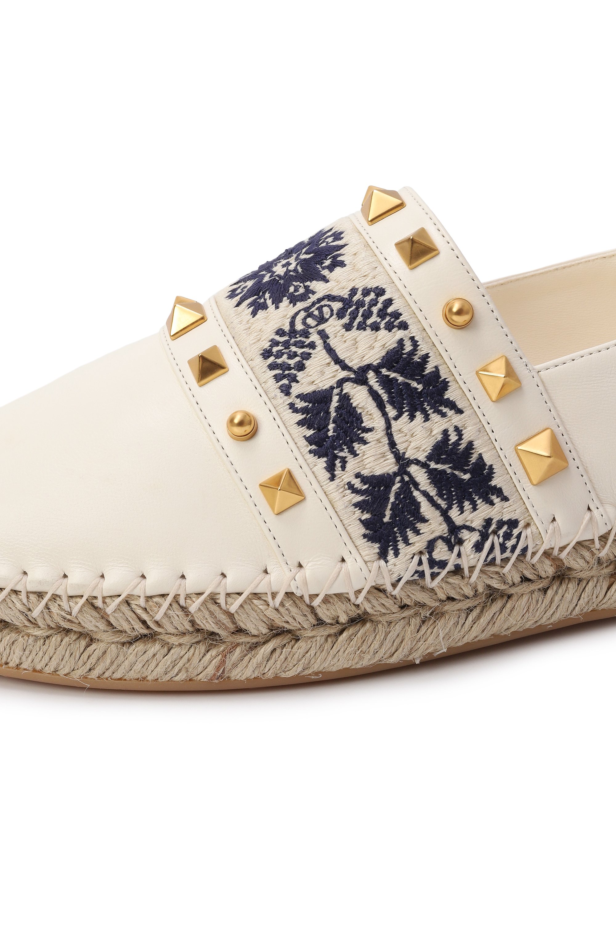 Кожаные эспадрильи county VALENTINO, арт. 6W2S0LP6/QDA, фото 7