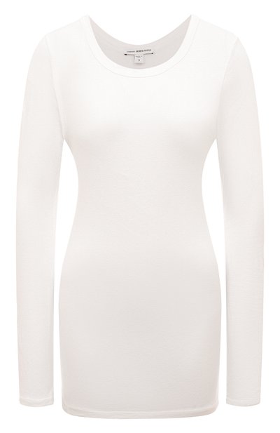 Хлопковый лонгслив JAMES PERSE, арт. WJE3792/WHT, фото 1