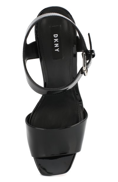 Лаковые босоножки DKNY, арт. K4850101/BLK, фото 5