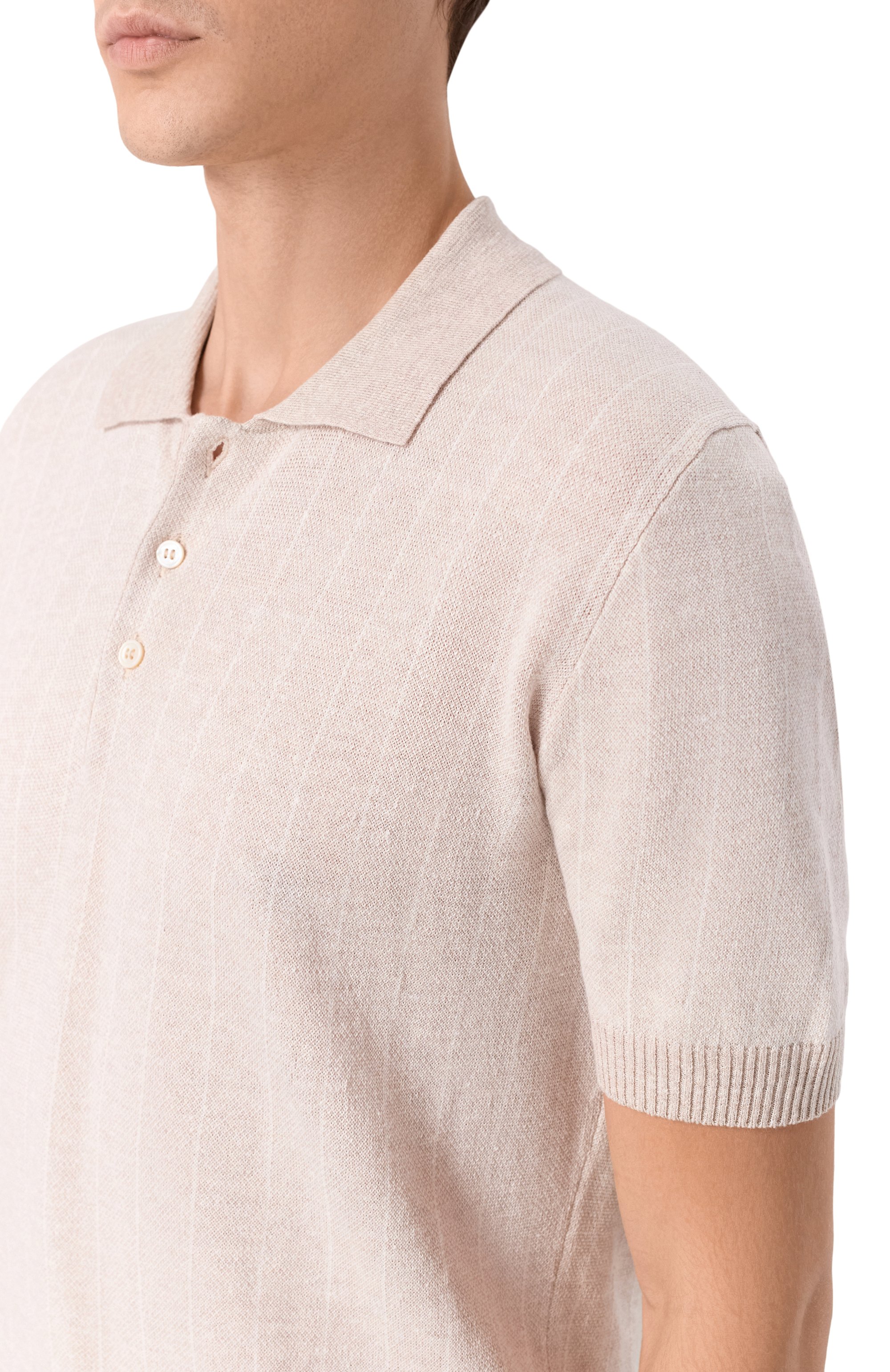 Поло изо льна и хлопка GRAN SASSO, арт. 57116/18662, фото 5