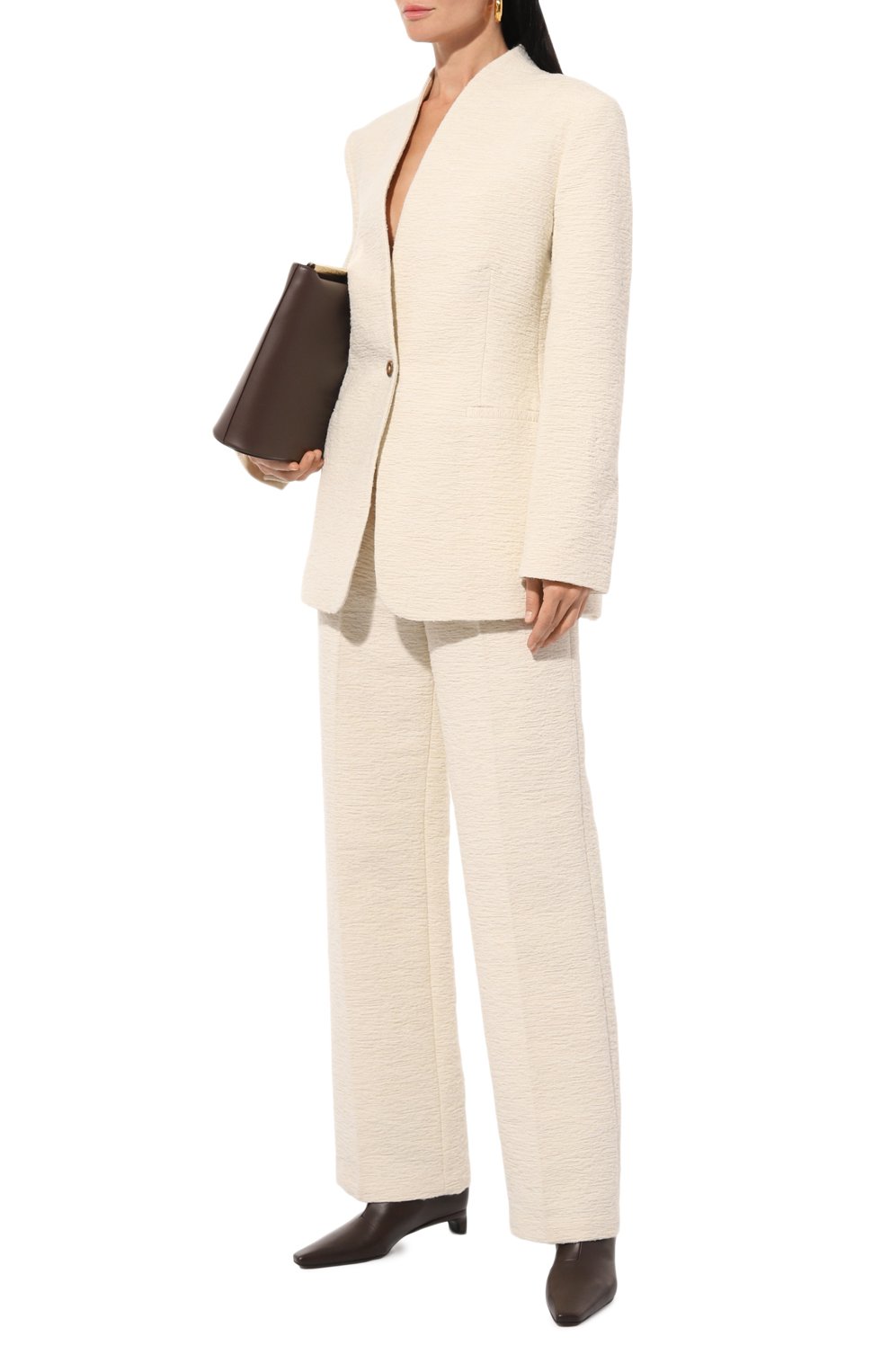 Кожаные ботильоны celine LOULOU DE SAISON, арт. CELINE, фото 2