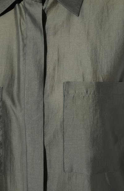 Рубашка FLASHIN темно-зеленого цвета по цене 26700 руб., арт. FS24SBB, фото 5 Рубашка FLASHIN, арт. FS24SBB, фото 5