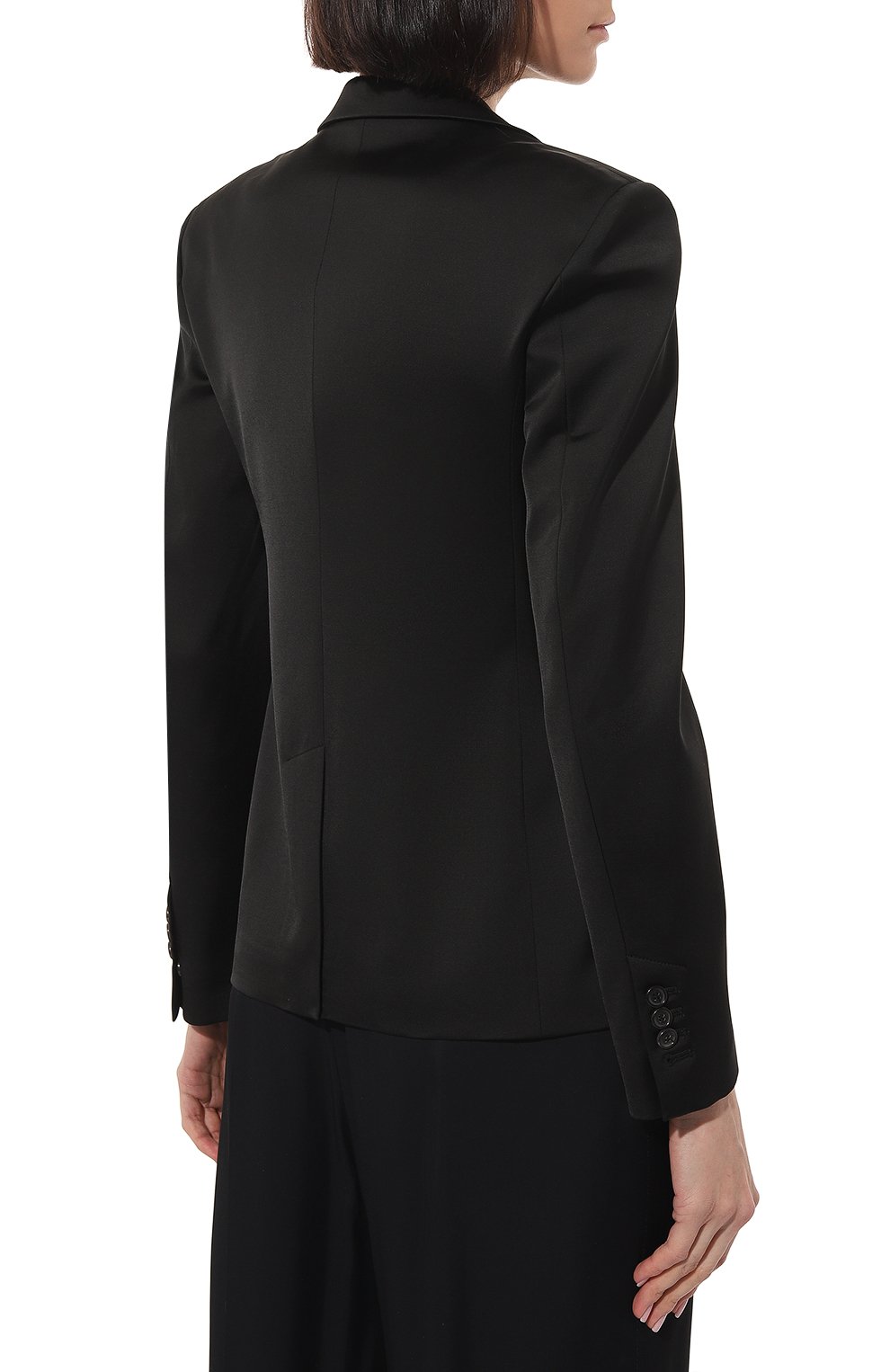Жакет из вискозы JW ANDERSON черного цвета по цене 78900 руб., арт. JK0184PG0918 999, фото 4 Жакет из вискозы JW ANDERSON, арт. JK0184PG0918 999, фото 4
