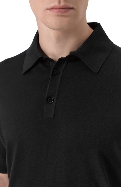 Поло из шелка и хлопка MVST, арт. M26.CSM.K424/50% C0TT0N 50% SILK, фото 5