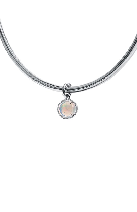 Колье с опалом и топазами Moonka OPL-925SL-NK00-OPL Белый  OPL-925SL-NK00-OPL Фото 4