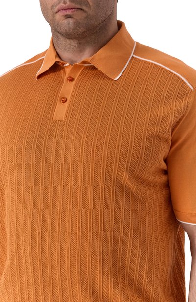 Поло из хлопка и шелка STEFANO RICCI, арт. K212031P13/F25296, фото 5