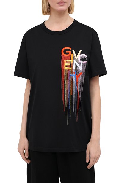 Хлопковая футболка GIVENCHY, арт. BW707Z3Z43, фото 3