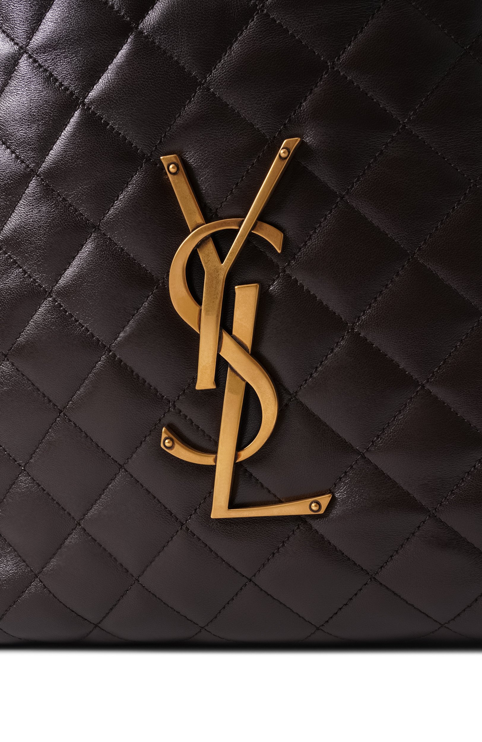 Сумка-тоут icare medium SAINT LAURENT темно-коричневого цвета по цене 599500 руб., арт. 871494/AAANG, фото 6 Сумка-тоут icare medium SAINT LAURENT, арт. 871494/AAANG, фото 6