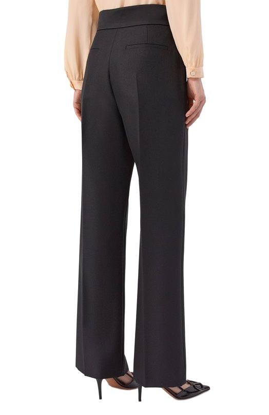 Шерстяные брюки Valentino 8B3RB6Z5/2TS Чёрный  8B3RB6Z5/2TS Фото 3