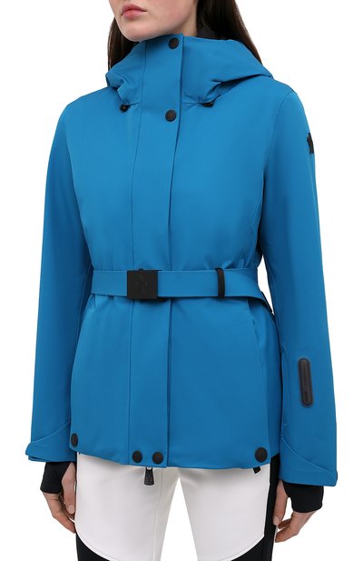 Пуховая куртка MONCLER бирюзового цвета по цене 157500 руб., арт. F2-098-1A803-40-53066, фото 3 Пуховая куртка MONCLER, арт. F2-098-1A803-40-53066, фото 3