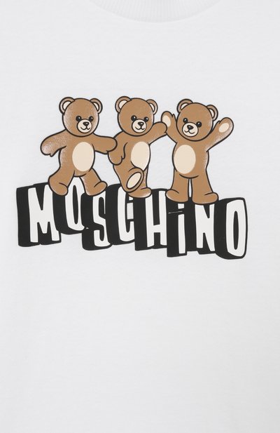 Хлопковый лонгслив MOSCHINO, арт. HW000J/LAA17_001, фото 3