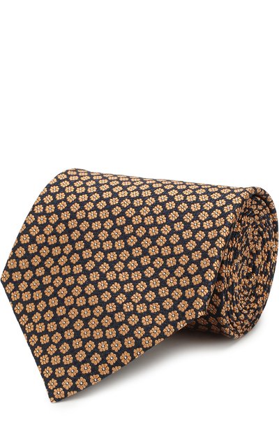 Мужской шелковый галстук с узором ZEGNA, арт. Z3E37/1XW