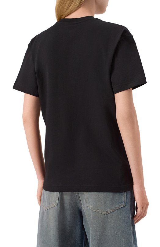 Хлопковая футболка Comme des Fuckdown CFABW01213 Чёрный  CFABW01213 Фото 4