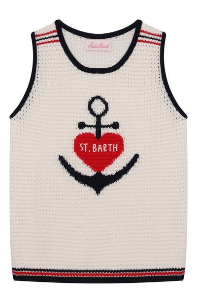 Хлопковый топ MC2 SAINT BARTH, арт. STBK ISAD0RA JR/00065H, фото 1